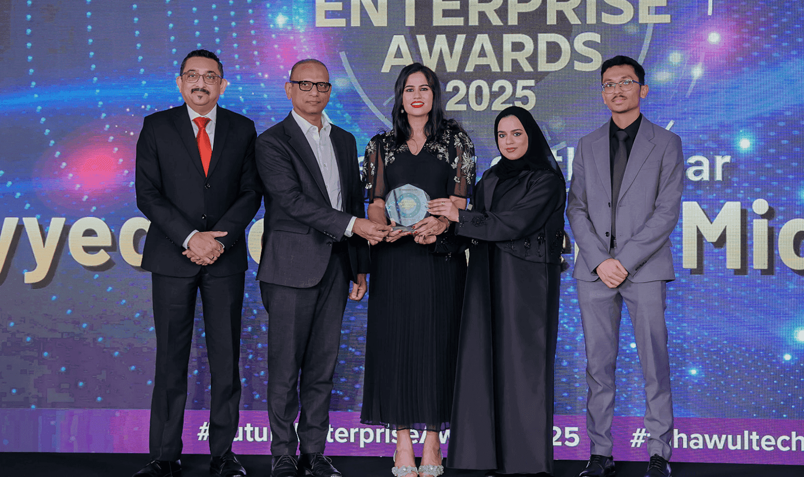 ACME receiving AI Vendor of the Year award Future Enterprise Awards 2025